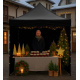 Aga Scherenzelt PARTY 2x3m Schwarz