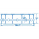 Bestway Steel Swimmingpool Pro Max mit Zubehör 3,66 x 1,22 m 56420
