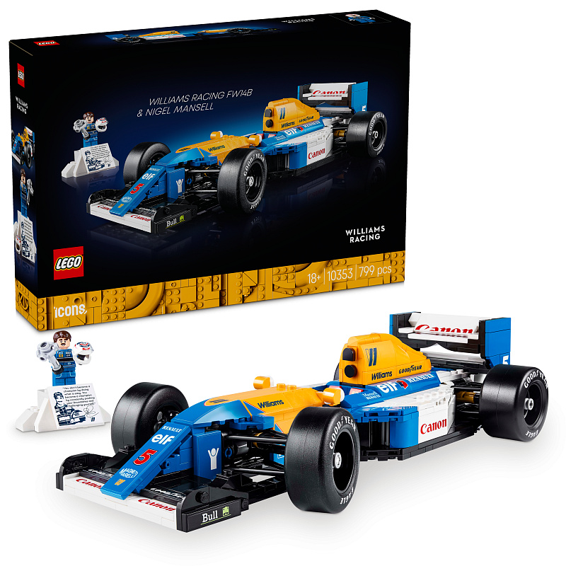 LEGO® Icons 10353 Williams Racing FW14B mit Nigel Mansell