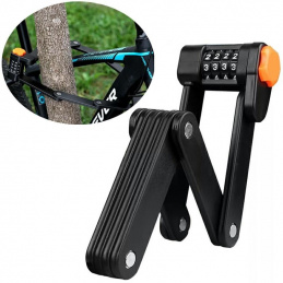 L47K ZAMEK ROWEROWY ZAPIĘCIE SKŁADANE     SZYFR