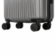 Aga Travel Aga Travel Kofferset, Reisekofferset , Hartschalenkoffer, Doppeltragegriff mit Zahlenschloss, Trolley Reisekoffer 3tgl 4 Rollen  MR4667 Dunkelgrau
