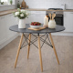 Aga Esstisch 80 cm Grau