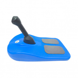 Aga Kinder Schlitten DS494 Blau, Stabile Bob-Kinderschlitten aus Kunststoff, stabiler Griff, schöne und hochwertige Schneeschlitten, Bobs für Kinder