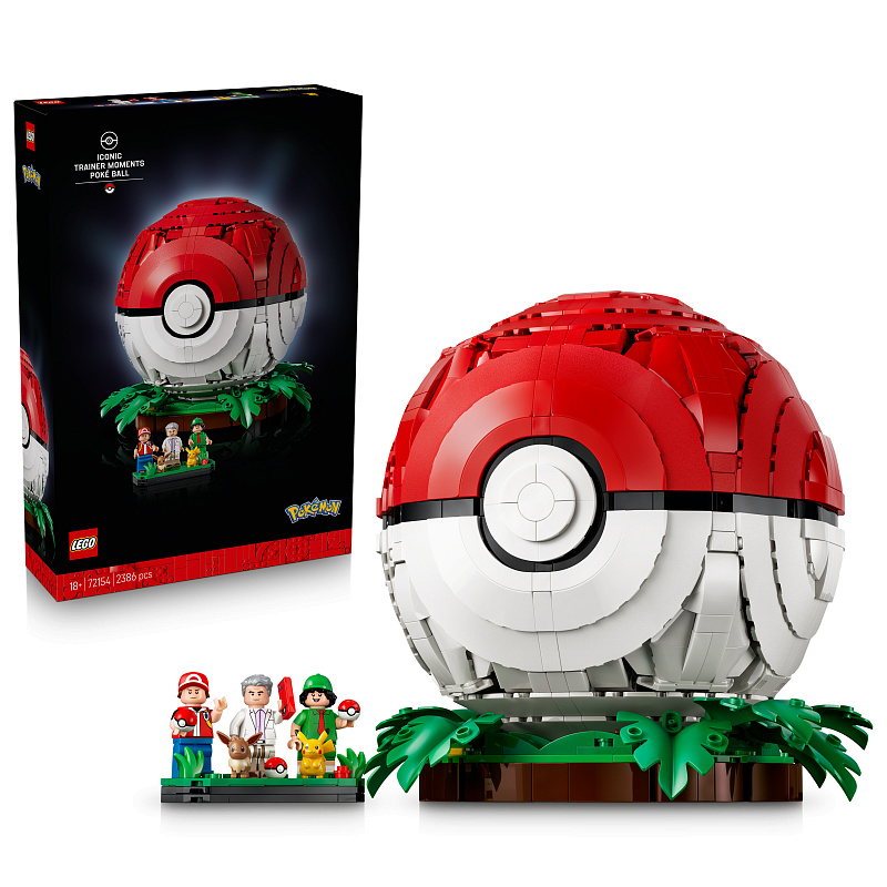 LEGO® Pokémon™ 72154 Pokéball mit Beeindruckenden Trainermomenten