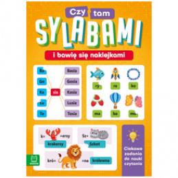 Aksjomat Czytam sylabami i bawię sie naklejkami. Ciekawe zadania do nauki czytania KS1049 uniwersalny