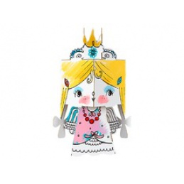 Kolorowanka 3D Mini Cube head - Księżniczka 3l+ MONUMI uniwersalny