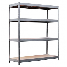 Kynast Metallregal 180x160x60 cm 4 Böden Silber
