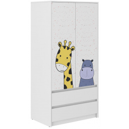 Holzspielzeug Kindergarderobe Mini ZOO B-9
