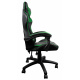 Aga Spielstuhl, Bürostuhl,Drehbarer Spielstuhl,Gamingstuhl, Racing Schreibtischstuhl Chefsessel Schwarz - Grün