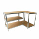 Linder Exclusiv Steckregal, Werkstattregal,Schwerlastregal, Lagerregal, Metallregal 180x90x40 cm, 5 Böden, raglast gesamt 875 kg