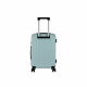 Aga Travel Koffer Hartschalenkoffer Trolley Rollkoffer Reisekoffer Handgepäck mit TSA-Schloss und 4 Rollen, Handgepäck MR4668 Blau