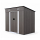 Aga Gartenhaus 217x174x110 cm Grau