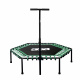 Aga FITNESS Trampolin 130 cm Grün + Griff