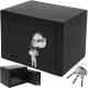 Safe Tresor klein mit Schlüssel Schwarz ISO 8800