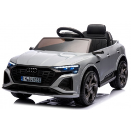 AUDI SQ8 SZARY Auto na akumulator EVA Skóra pilot Akumulator litowo-jonowy