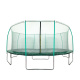 Aga SPORT FIT Trampolin 496 cm 16 ft Dunkelgrün + inneres Schutznetz
