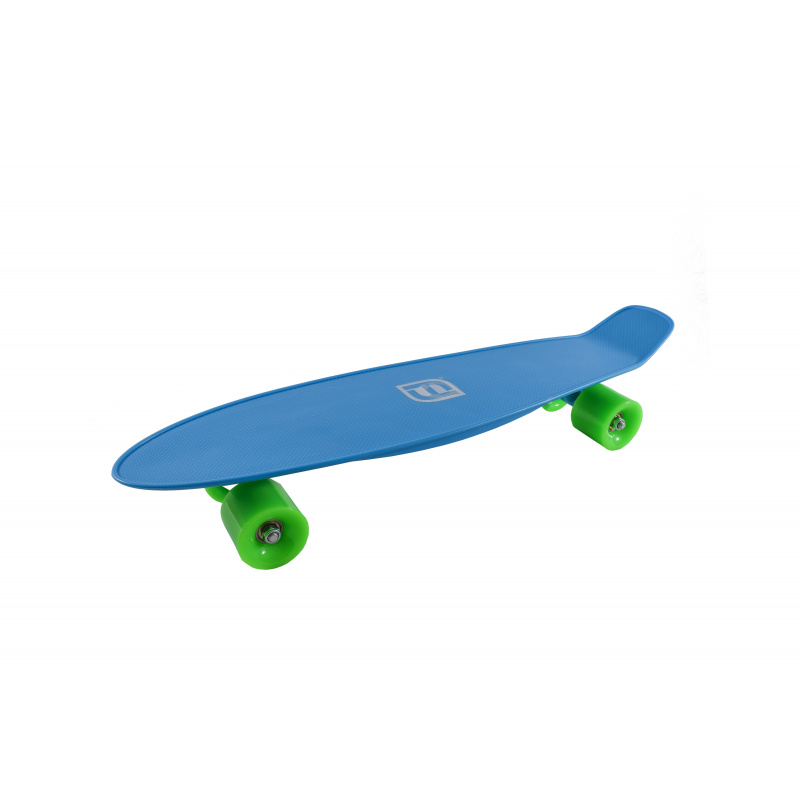 Darpeje Pennyboard Funbee Blau, 100kg Belastbar, Pennyboard, Longboard, Skateboard
