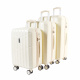 Aga Travel  Reisekofferset Hartschalenkoffer, Doppeltragegriff mit Zahlenschloss, Trolley Reisekoffer 3tgl 4 Rollen Reisekoffer MR4669 Beige