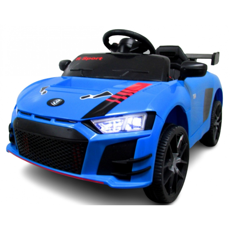 Cabrio A1 Niebieski, autko na akumulator, funkcja bujania, PILOT