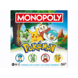 Hasbro Planszowa gra Monopoly: Pokemon - 4 figurki pionki GR0785 uniwersalny