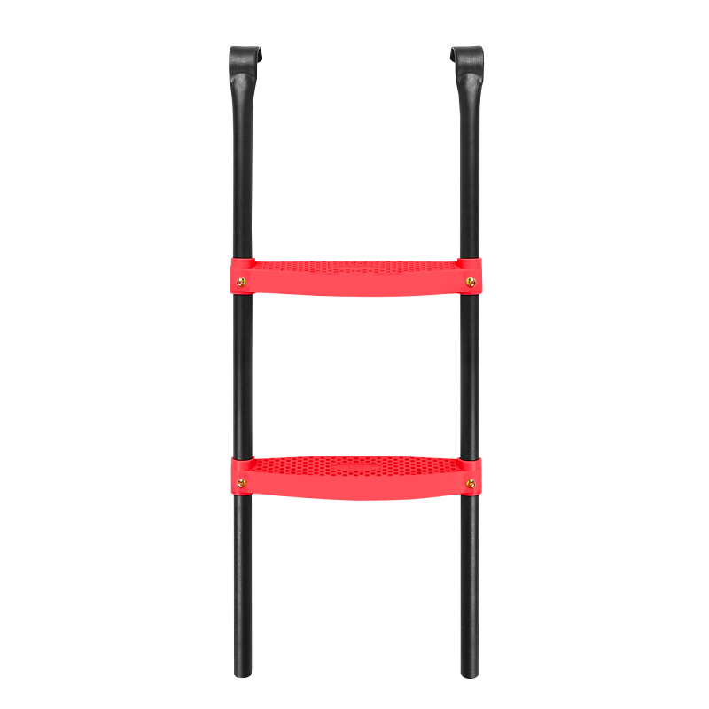 Aga Leiter für Trampolin 305 - 430 cm Schwarz/Rot