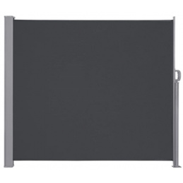 Markýza na boční terasu LUARO stahovací 180 x 400 cm šedá