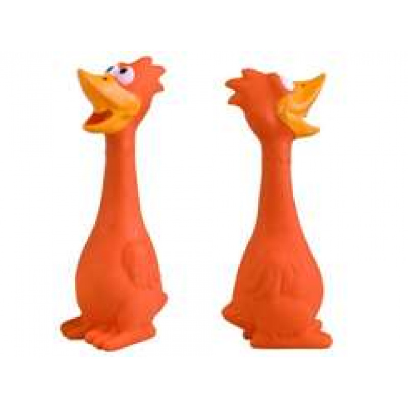Lustiges gackerndes Huhn aus Gummi ZA0538