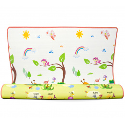 Aga4Kids Kinder Spielmatte 180x200 cm MR128 Krabbelmatte, Spielmatte doppelseitig, Spielunterlage ,Spielteppich, Spielteppich für Kinder