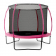 Aga SPORT EXCLUSIVE Trampolin mit Sicherheitsnetz 180 cm 6 ft Rosa