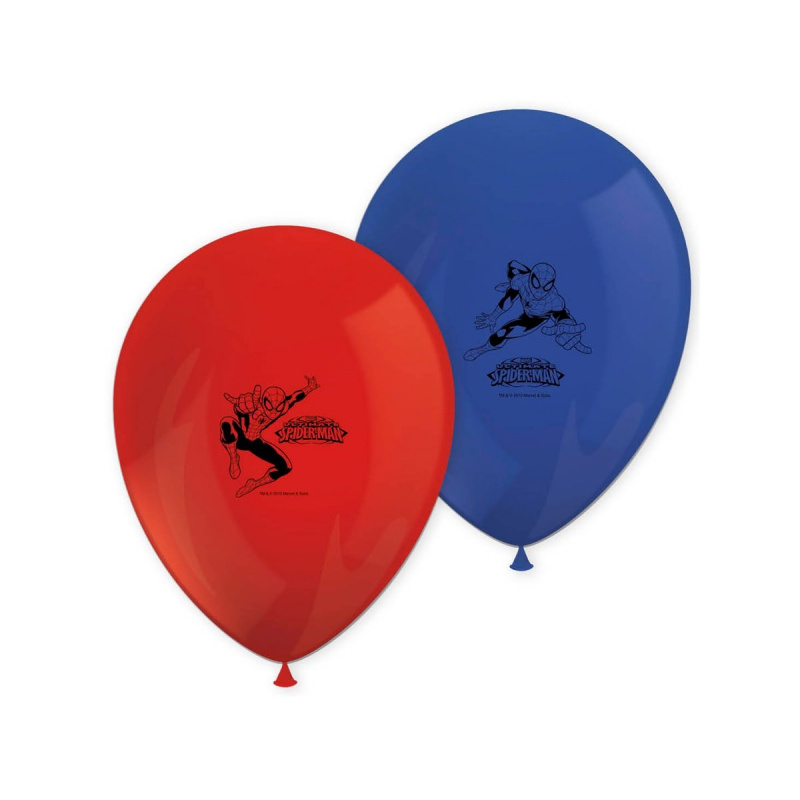 Aga4Kids Luftballons "Spiderman", 28 cm, 8 ks