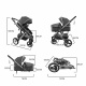 Aga Kombikinderwagen 2in1 Grau