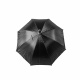 Aga Regenschirm, Klappschirm mit Automatik-Öffnung, 2in1 95 cm Schwarz, Stockschirm
