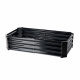 Aga Hochbeet 140x60x30 cm verzinkter Stahl Schwarz