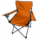 Linder Exclusiv Campingstuhl mit Getränkehalter, Anglersessel Orange