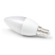 LED žárovka C37 - E14 - 3W - 270 lm - studená bílá