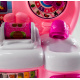Aga4Kids Tragbare Kinderküche HAPPY COOKING mit Licht & Sound – Mini Spielküche mit Ofen, Toaster & Mixer aus Kunststoff, Rosa