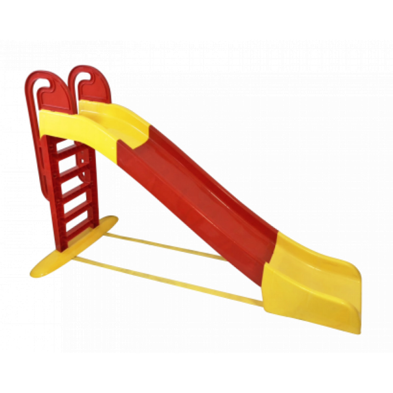 Aga4Kids Rutsche mit Griff 243 cm Rot-gelb