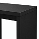 Aga Schminktisch mit Hocker MRDT13-MB Schwarz