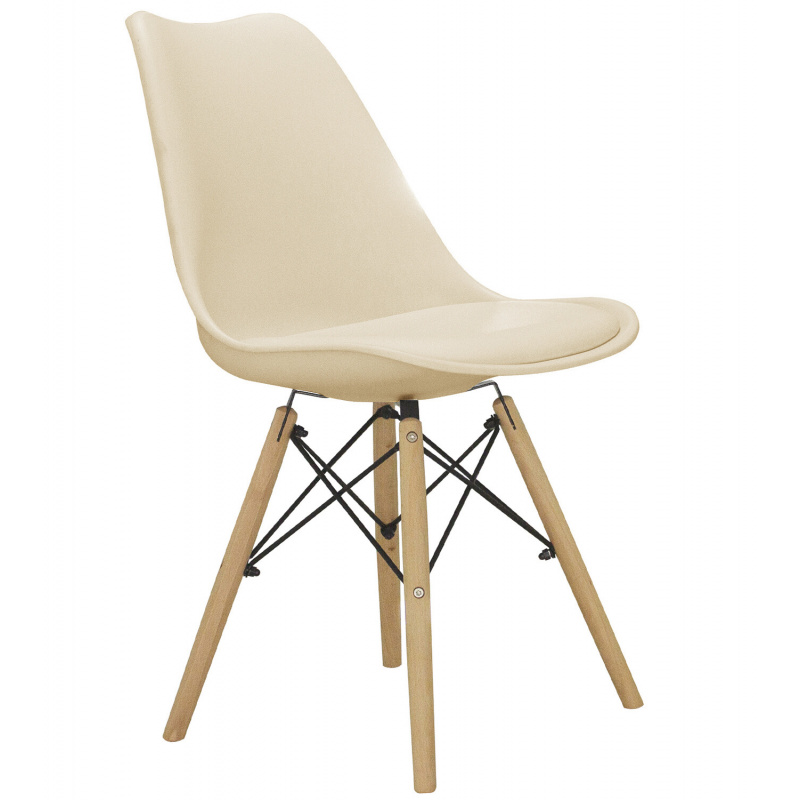 Aga Esszimmerstuhl MR2035Beige, Skandinavisch Design Küchenstühle Stuhl Beige