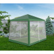 Aga Gartenpavillon mit Moskitonetz 2,4x3m Grün