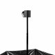 Aga Kinderschirm, Regenschirm, 97 cm Schwarz, Klappschirm mit Automatik-Öffnung, Taschenschirm