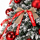 Aga Klappbarer Weihnachtsbaum Wanda 180 cm mit LED-Beleuchtung und Dekorationen