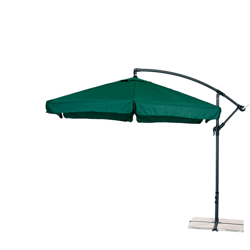 Aga Sonnenschirm, Gartenschirm EXCLUSIV GARDEN 300 cm Dunkelgrün