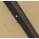 Linder Exclusiv Sonnenschirm, Gartenschirm  Ø 400 cm,mit Kurbelmechanismus, Beige