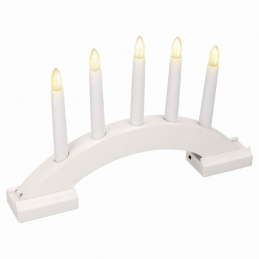 Świecznik świąteczny 5 LED - timer