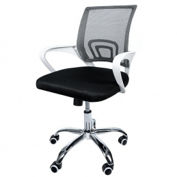 C4F1 FOTEL BIUROWY OBROTOWY KRZESŁO BIAŁ C4F1 FOTEL BIUROWY OBROTOWY KRZESŁO BIAŁ