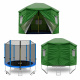 Aga Trampolin Zelt 250 cm (8 ft) Dunkelgrün