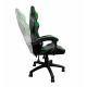 Aga Spielstuhl, Bürostuhl,Drehbarer Spielstuhl,Gamingstuhl, Racing Schreibtischstuhl Chefsessel Schwarz - Grün