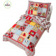 KidKraft Bettwäsche aus Mikrofaser FIRE TRUCK 100x150, 60x75 cm