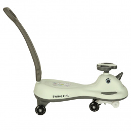 LED Swing FIX S1 gravitační koloběžka s rukojetí šedá max. 65 kg